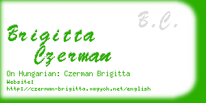 brigitta czerman business card